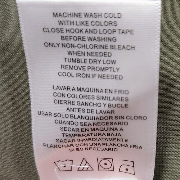 Habit Men’s Green Long-Sleeve Button-Up Pocketed Vented 40+ Solar Factor Size M - Picture 10 of 11